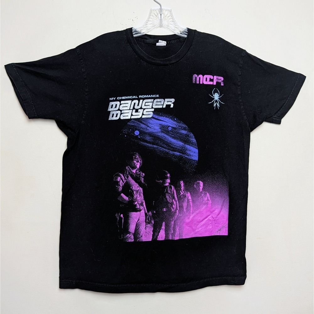 My Chemical Romance Danger Days Album Cover‎ MCR Black Shirt Size Large